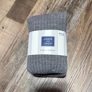 Janie and Jack Charcoal Tights